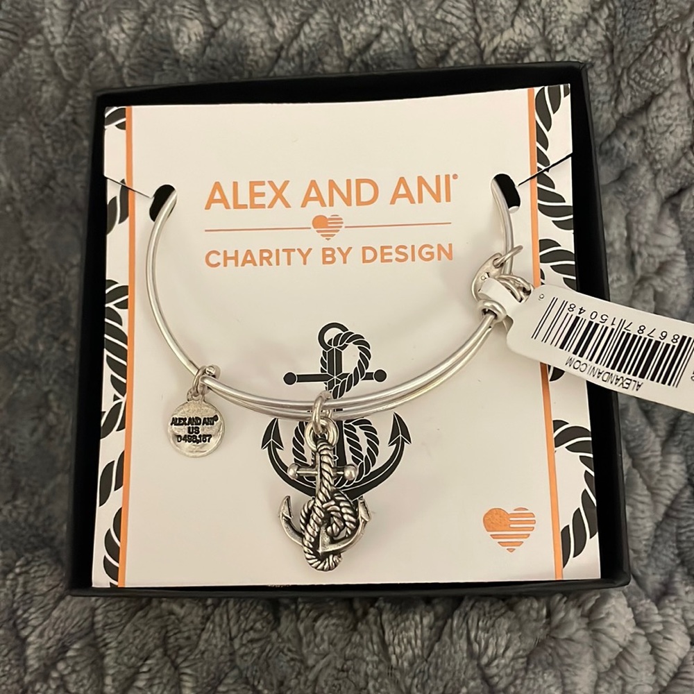 NWT Alex and Ani Anchor bracelet